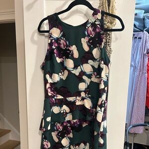 Banana Republic Green Floral Dress
